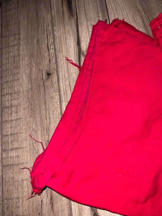 Judy Blue Red Flare Wide Leg Jeans - Picture 5 of 8